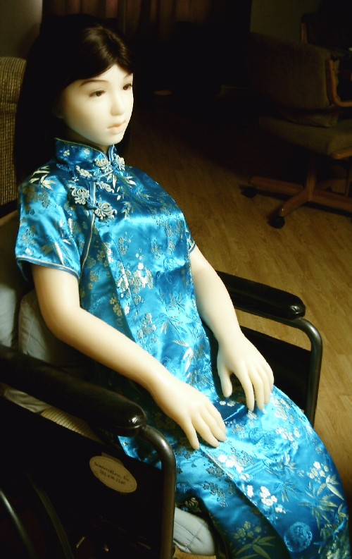 Blue Chinese dress